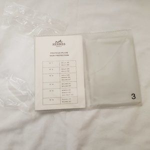 Authentic HERMES Rain Protection Cover Sac No 3 for Birkin 30 Kelly 25 Bolide 27